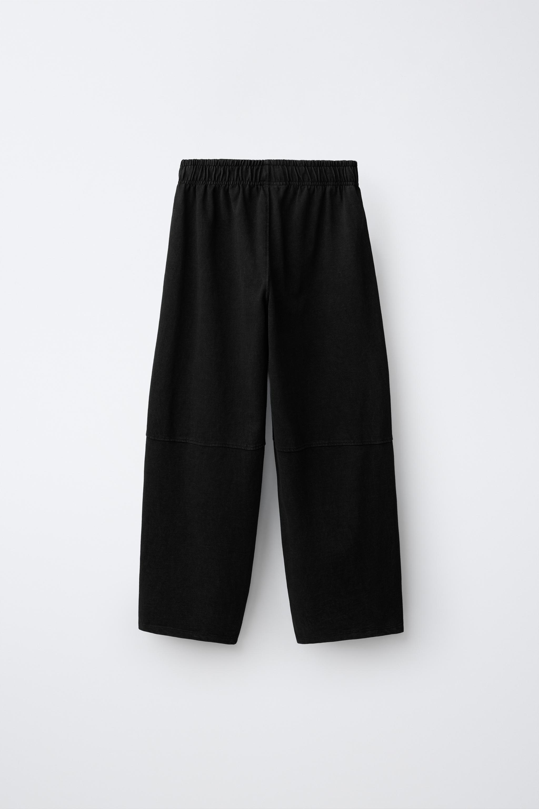 WASHED EFFECT T-SHIRT AND BALLOON PANTS SET